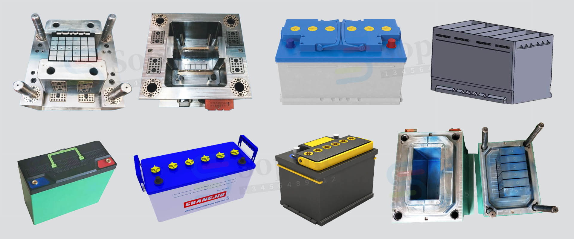 Plastic Injection Battery Box Mold