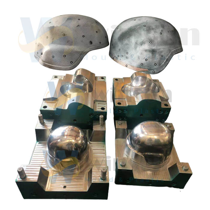 Kevlar Aramid UHMWPE Bulletproof Helmet Mold Compression Mould 1